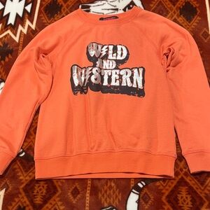 Rock&Roll Denim girls  'Wild and Western' Graphic Sweatshirt